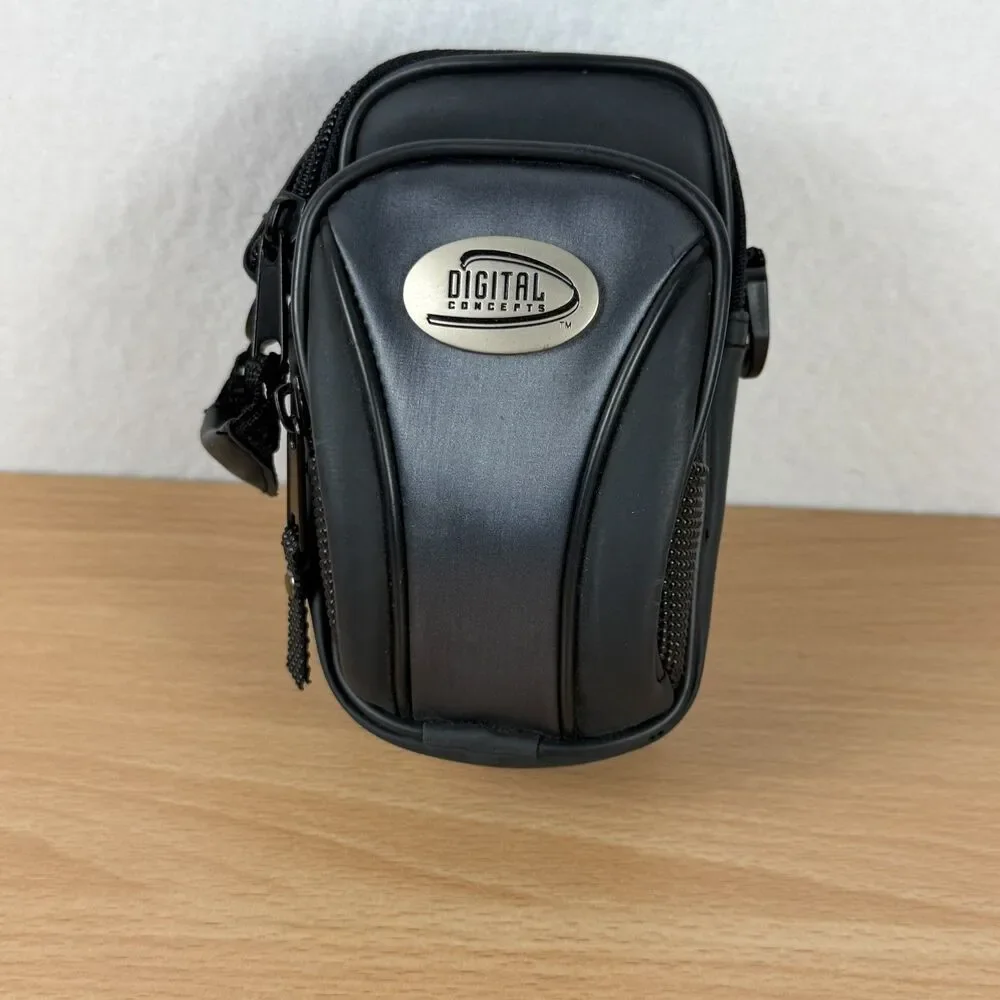 Digital Concepts Black Camera Case Carrying Bag Pouch Compact Point & Shoot